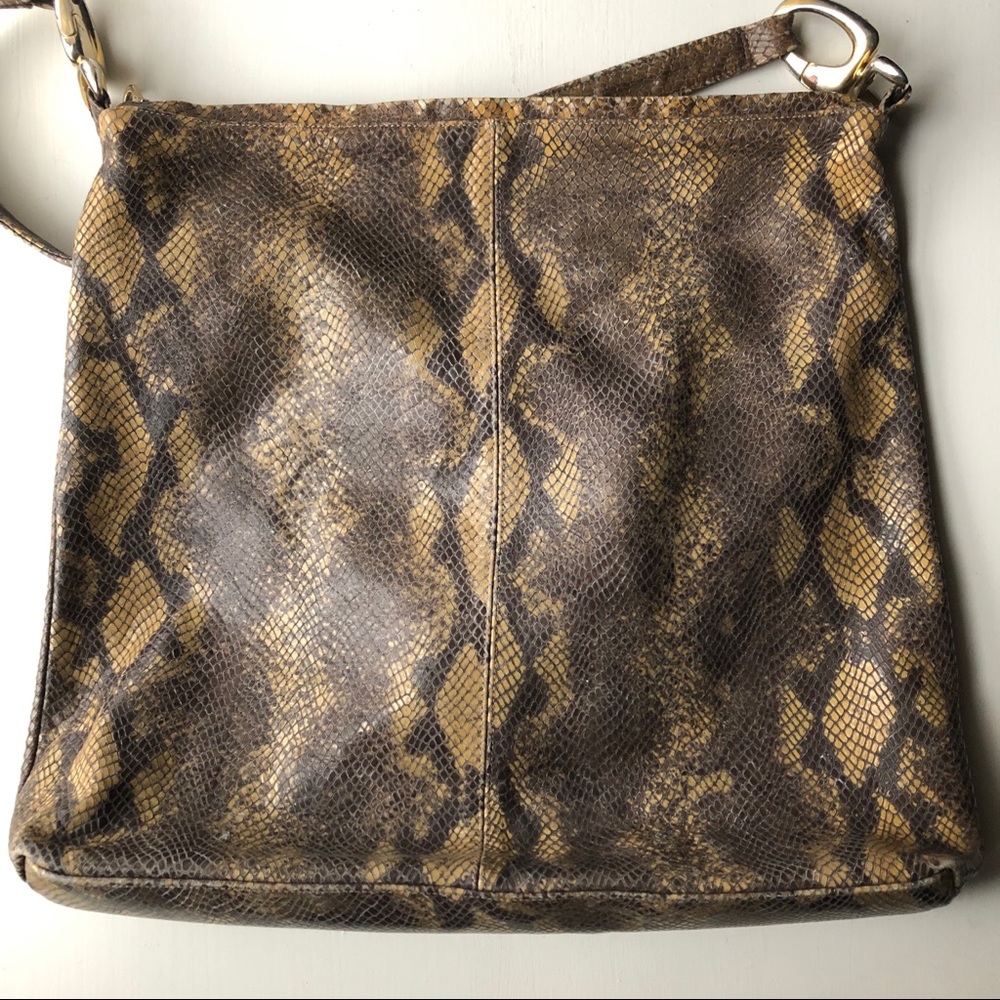 Python Hobo Shoulder Bag / Rare! - image 7